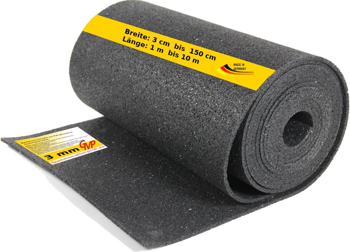Beschermende Bouwmat van Rubbergranulaat 8mm Dik voor Terras, Steigerbouw en Isolatie