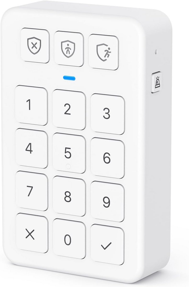 Slim Draadloos Alarmsysteem Toetsenbord met Noodknop