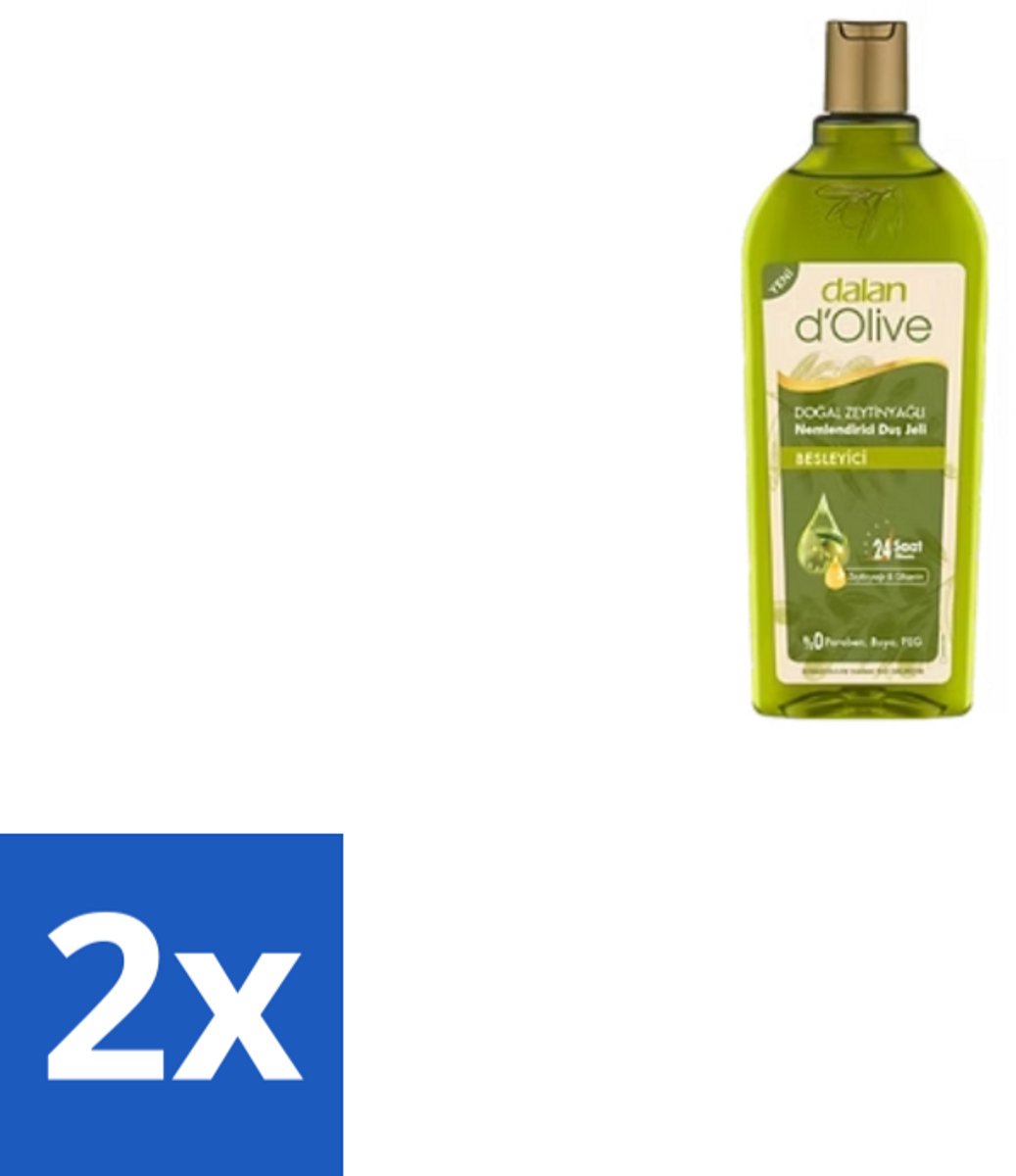 Dalan d’Olive – Douchegel – Moisturizing Nourishing – 400 ml - Voordeelverpakking - 2 stuks