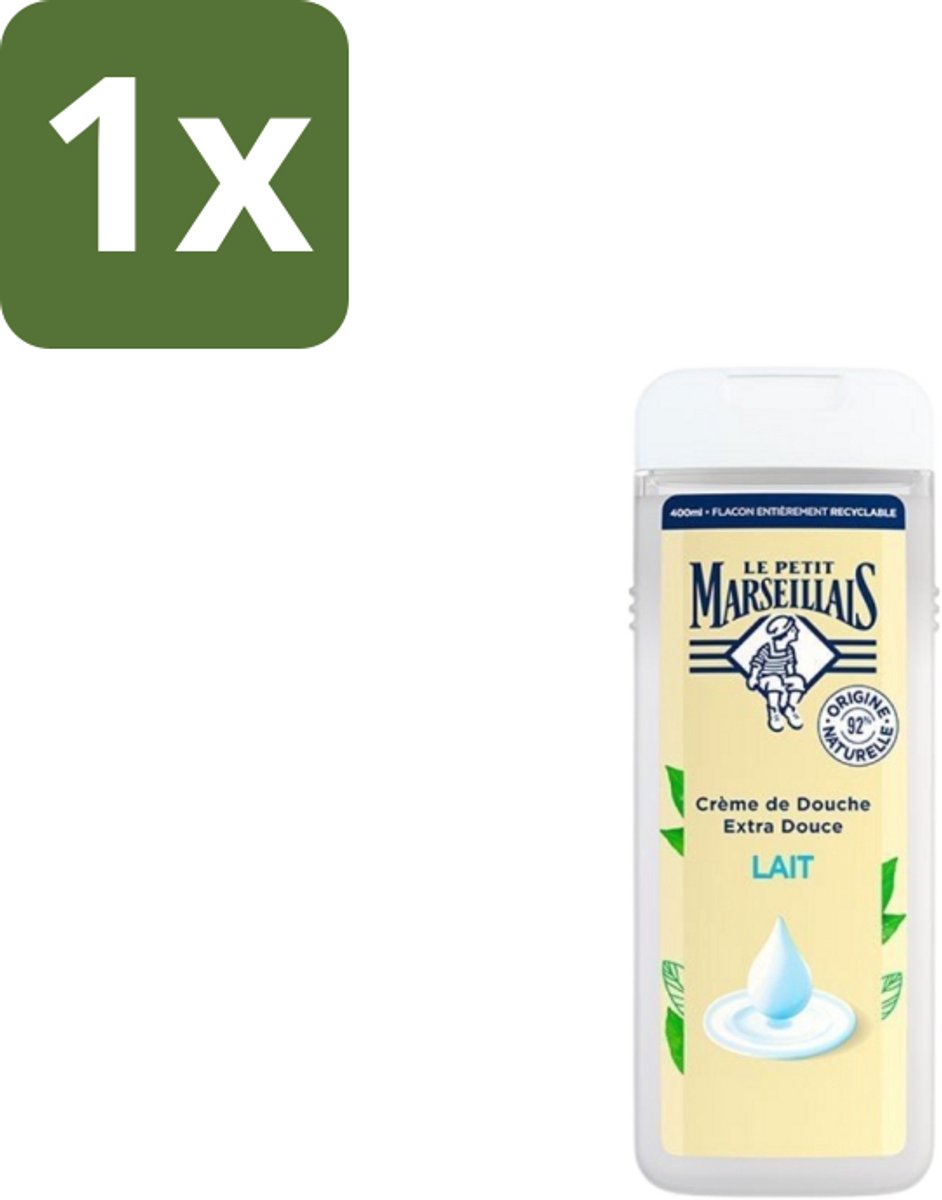 Le Petit Marseillais – Douchecrème – Lait – 400 ml - 1 stuk
