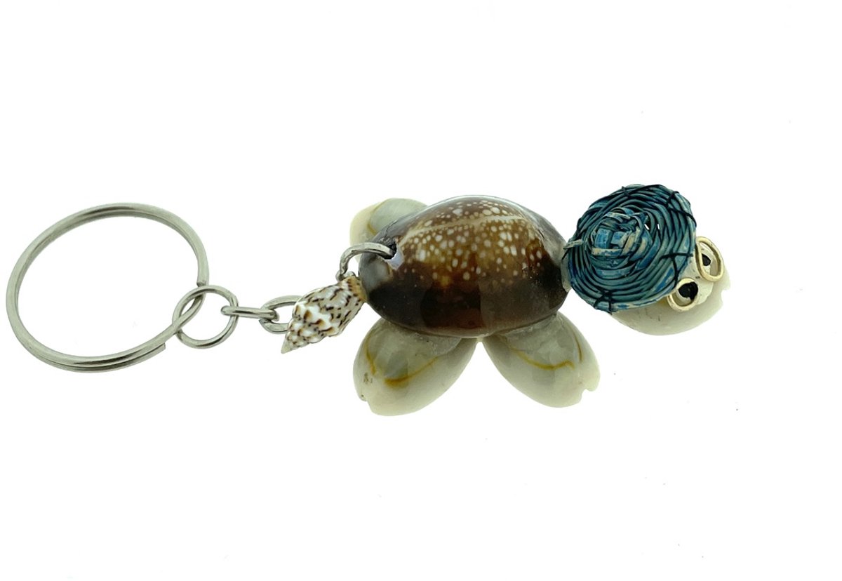 Sleutelhanger schelpenschildpad Miko asorti (