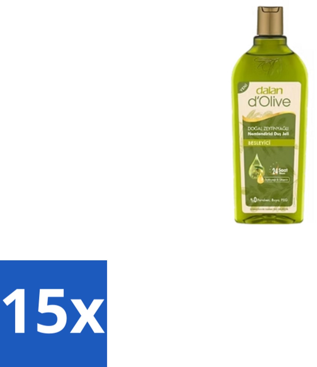 Dalan d’Olive – Douchegel – Moisturizing Nourishing – 400 ml - Bulkverpakking - 15 stuks