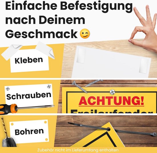 Grappig Waarschuwingsbord Robotmaaier: Attentie Vrijlopend Tuinbord — afbeelding 5