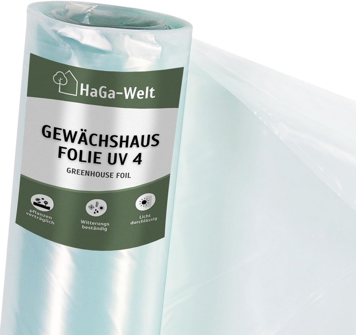 UV-bestendige Broeikasfolie 8x10 Meter Transparant PE - Geschikt voor Tomatenhuis en Folietunnel