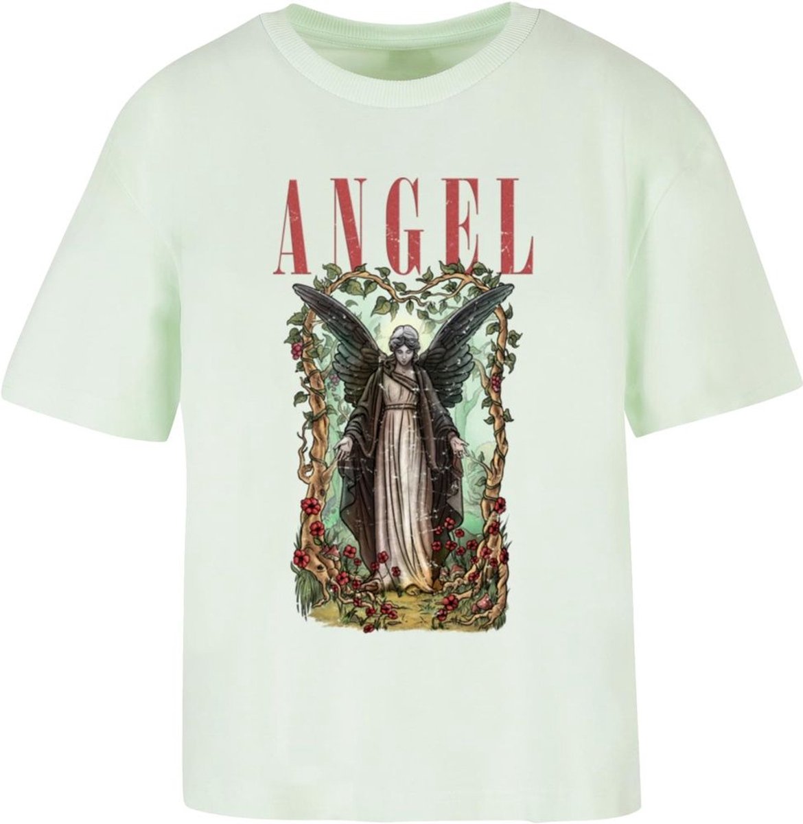 Mister Tee Dames Angel T-shirt MST002 Lightmint