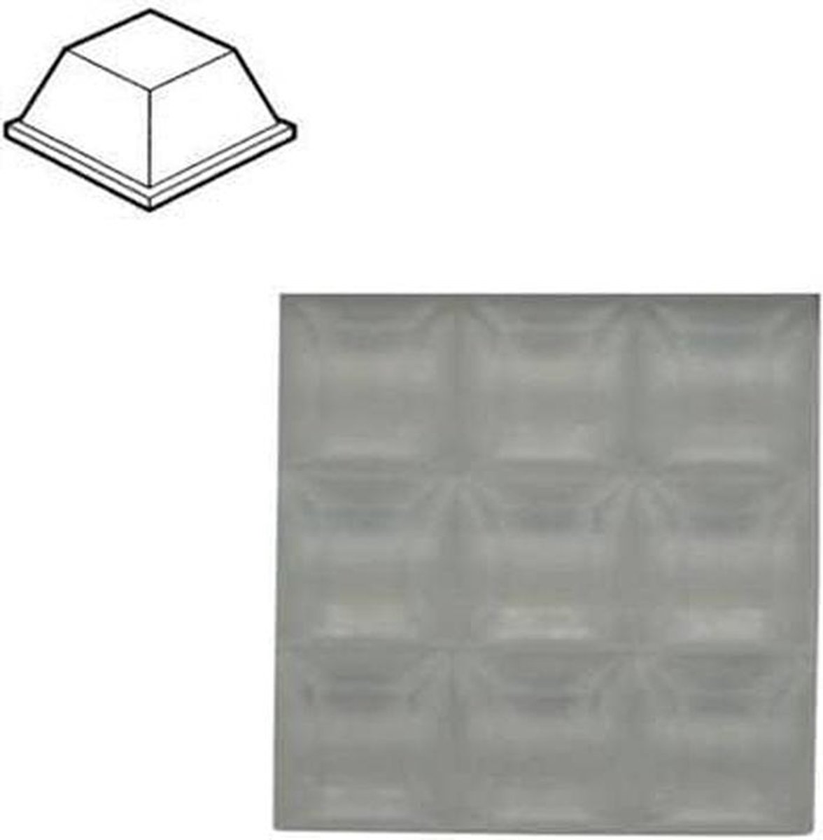 9-delige Set Stootdoppen (20,6x7,6mm) voor Bescherming en Afwerking