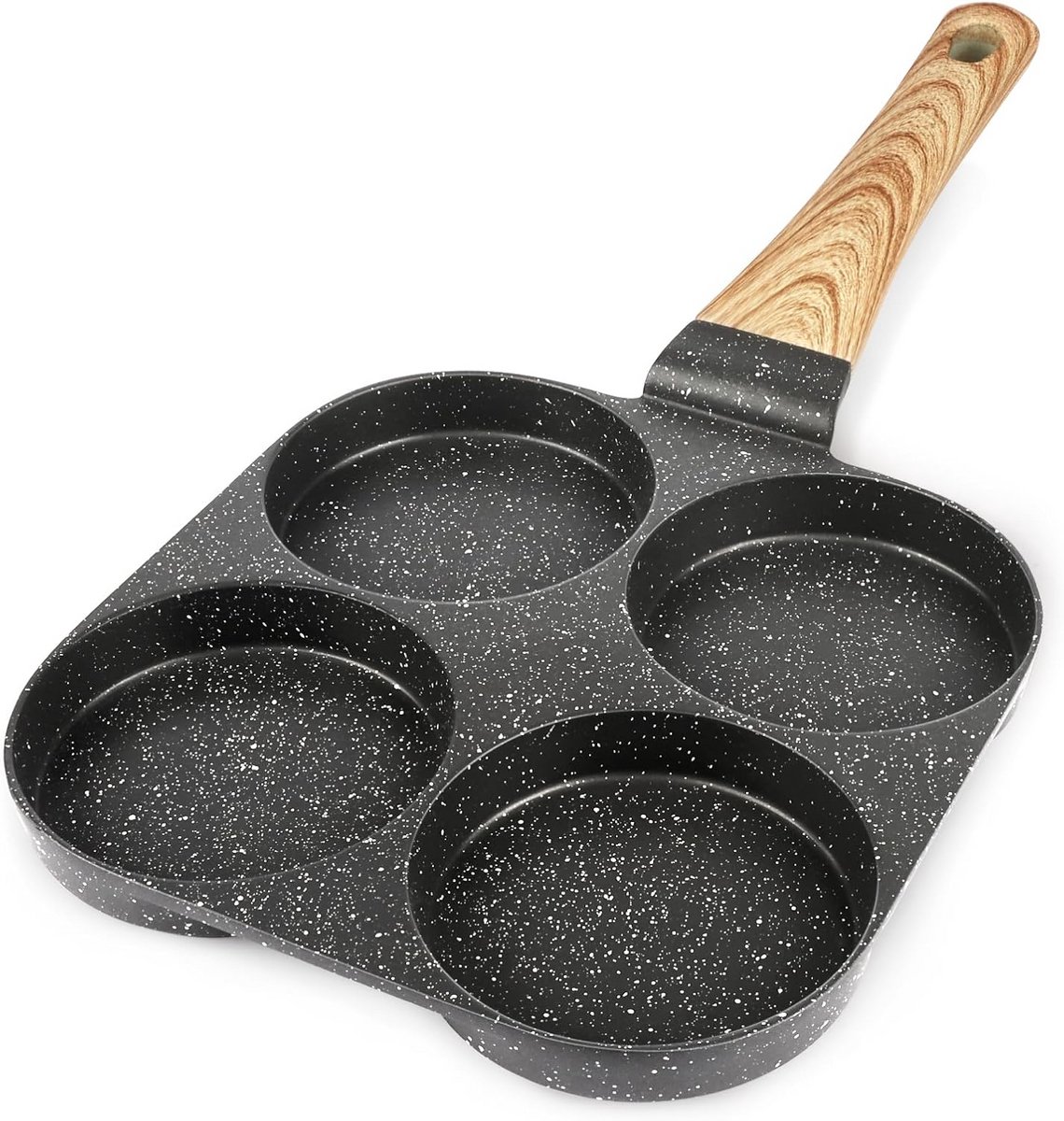 3-Vaks Koekenpan Met Antiaanbaklaag voor Omelet en Japanse Rolomelet