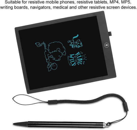 Stylus pen met touwtje voor resistieve tablets - nauwkeurig schrijven - touch screen pen — afbeelding 5