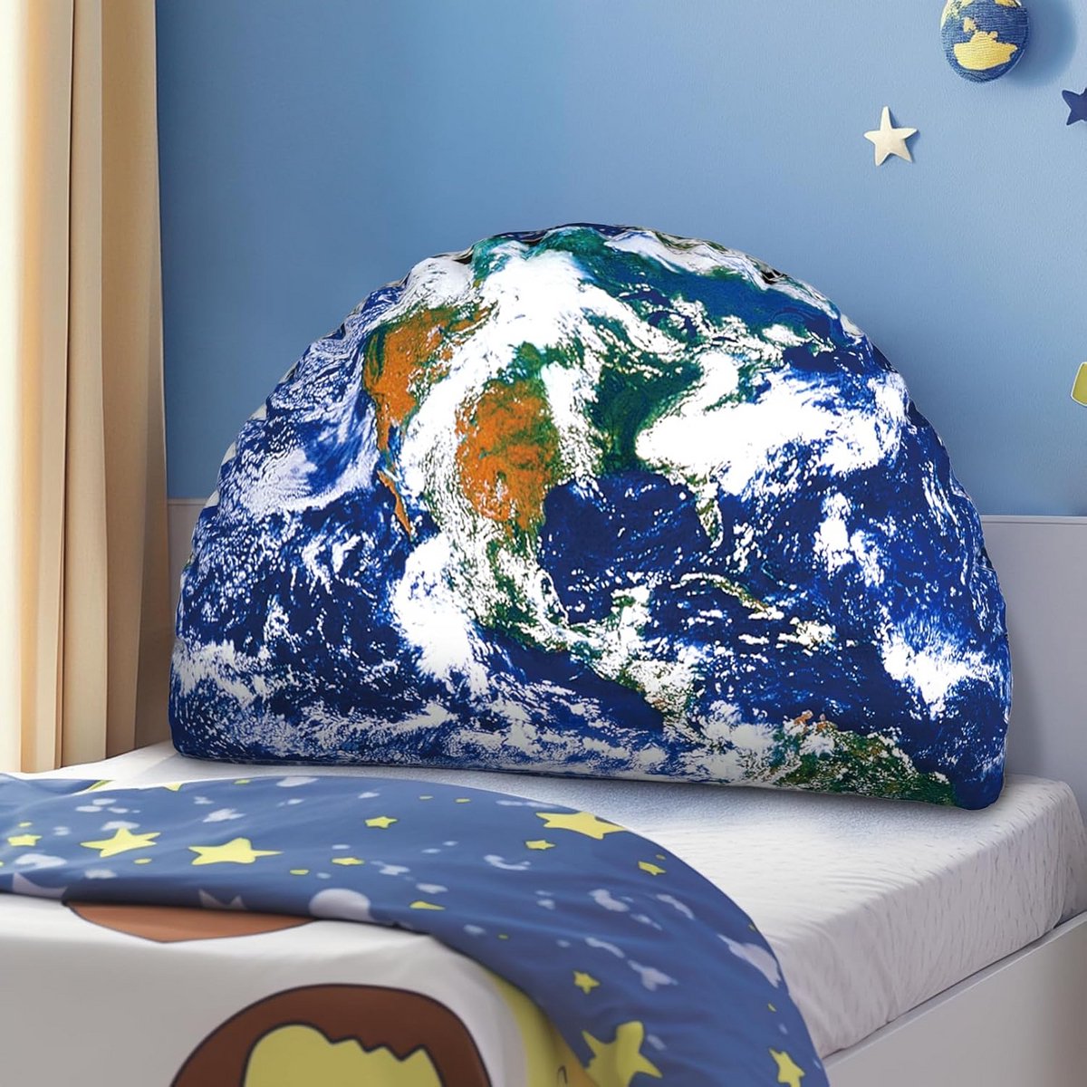 Hoofdkussen Kinderen voor in Bed - Wasbaar Rugsteunkussen voor Lezen en Zitten - Leuk Cadeau