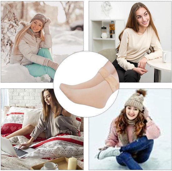 Warme dames wintersokken - Dikke thermsiche sokken voor de winter | bol
