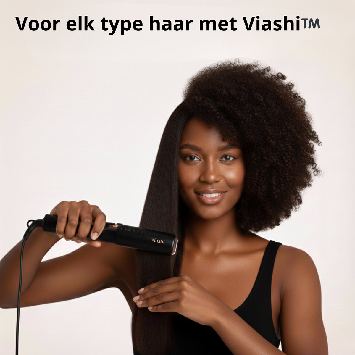 Viashi Airsleek-One Luchtstijltang met Wet-to-Dry Technologie - afbeelding 2