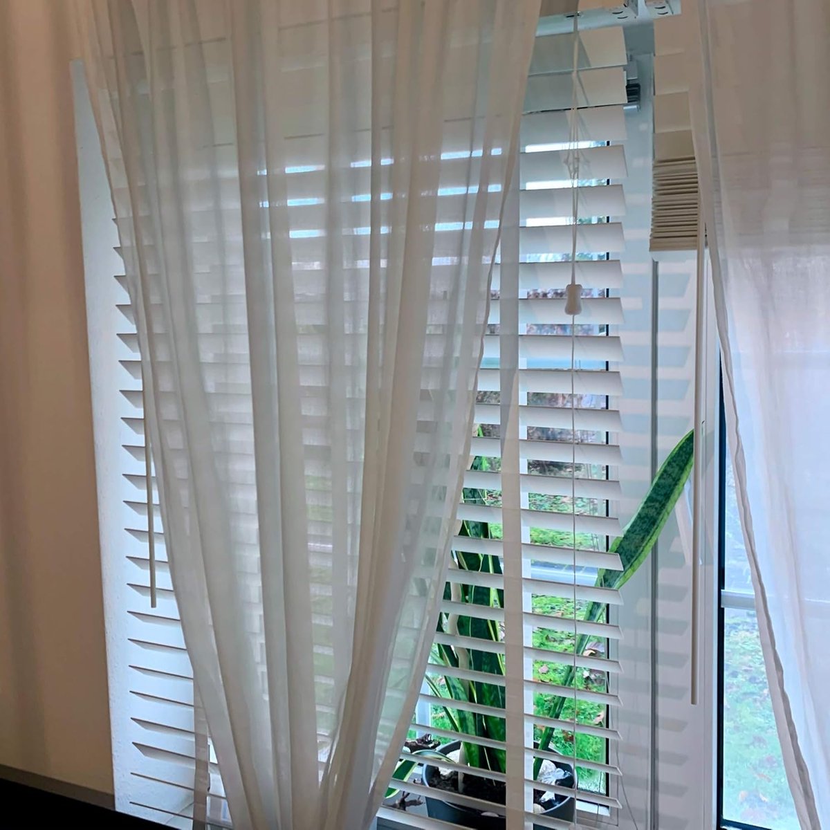PVC Jaloezieën - Houtnerf Jaloezieën - Raamdecoratie - UV-bescherming Weerbestendig - 120