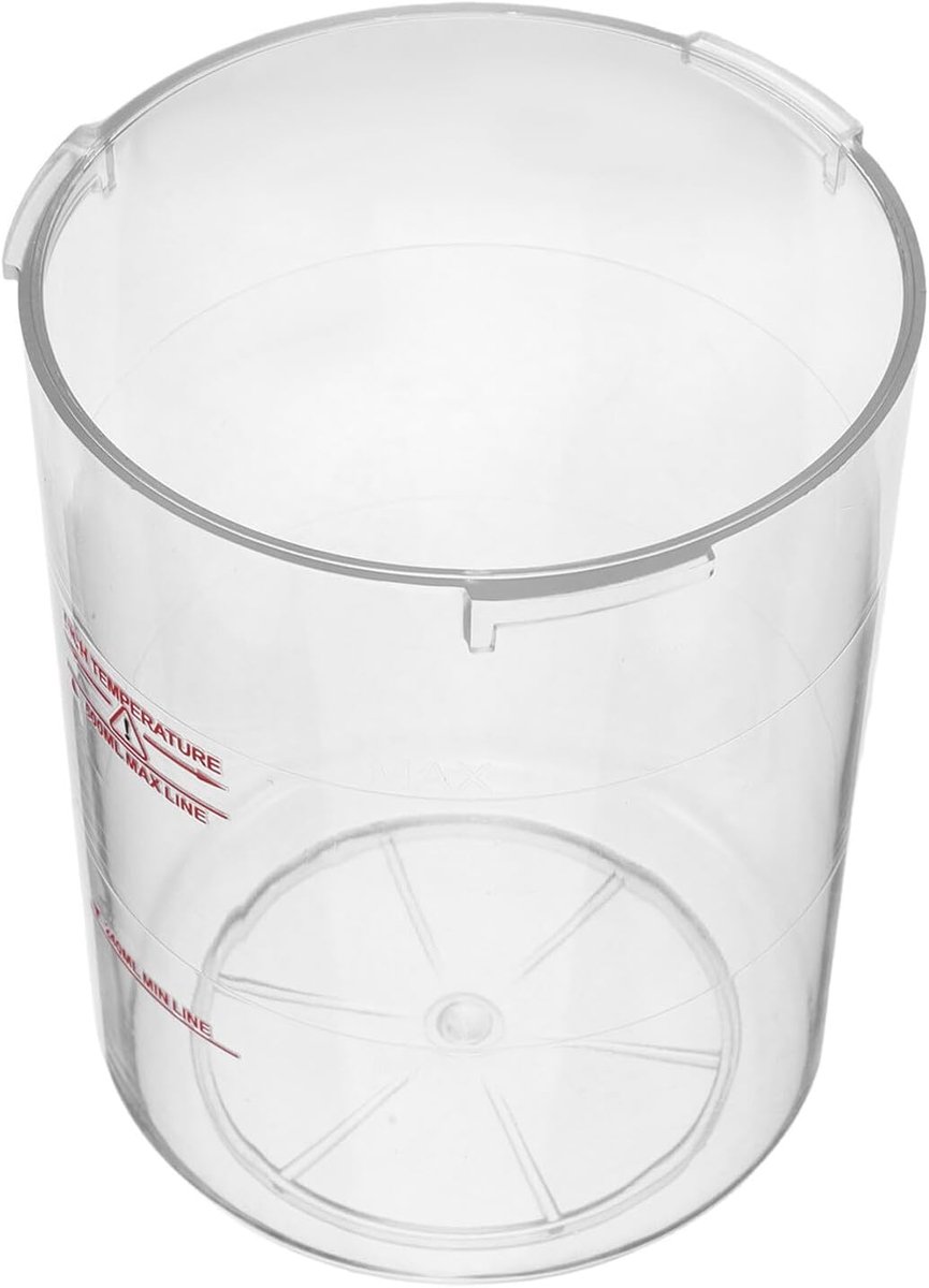 Waterreservoir Gezichtsstomer - Vervangende Stoombeker - Hydratatie Thuis - Grote Capaciteit - 14 x 11 cm - Transparant