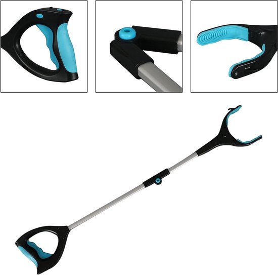 Grijpstok Pakstok - Afvalgrijper Lange - Buiten Tuin - Met LED Verlichting - 49 cm Opvouwbaar — afbeelding 5