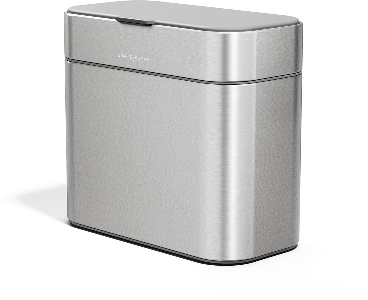 Simplehuman - Compost Emmer 4 liter - Zilver - Roestvast Staal
