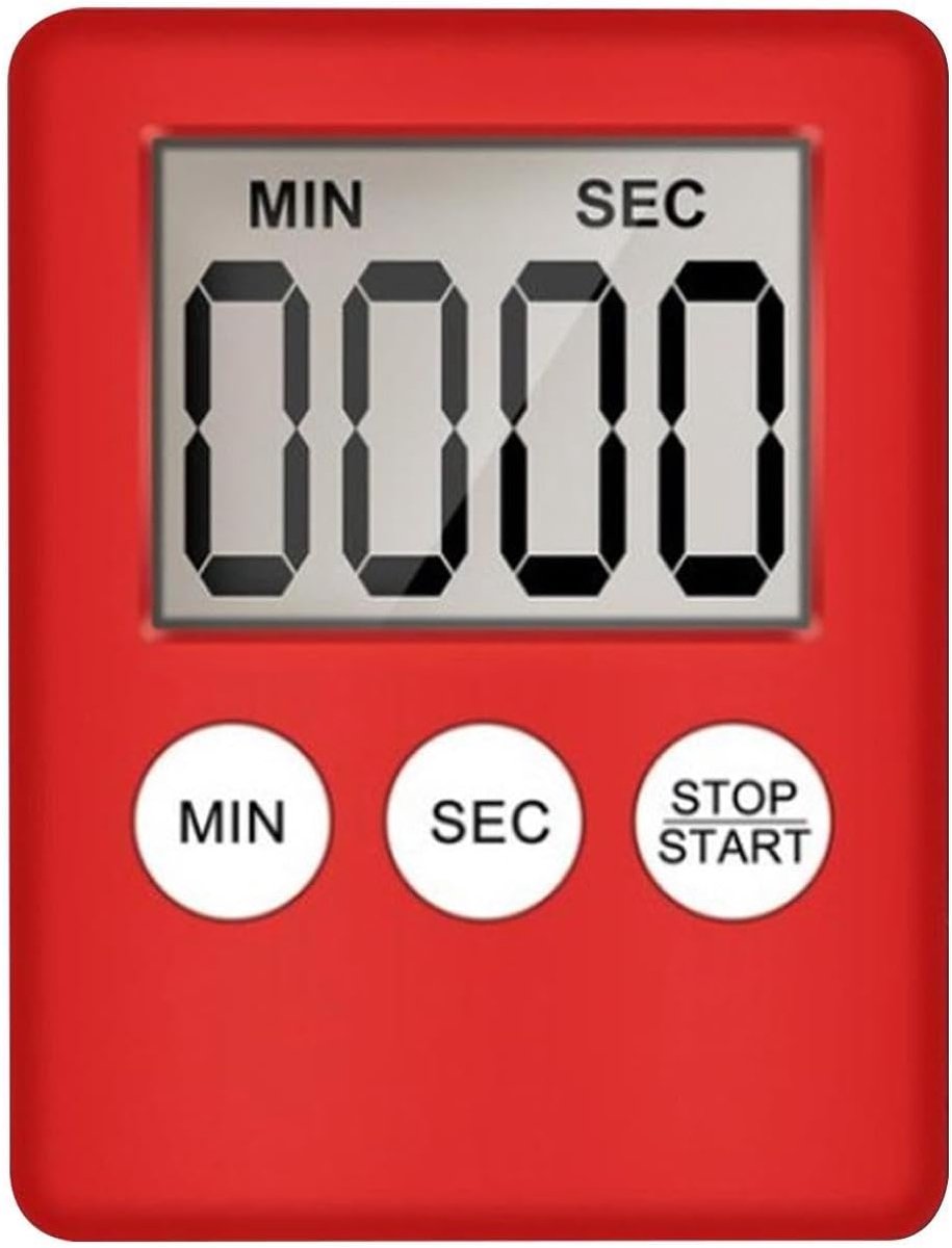 Digitale Timer - Kookwekker Piep Alarm - Studie Werk Koken - Compact Magnetische Rug