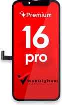 Convient pour Apple iPhone 16 Pro Écran LCD + Écran Tactile - Qualité Premium - Noir - Écran - Écran de Remplacement - Affichage - Écran Tactile - WebDigitaal