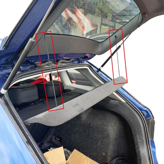 4 stuks -accessoires-auto onderdelen-bevestigingsband-bevestigingsband go pro-auto hoedenplank klem clip- Zwart - met gespen — afbeelding 4