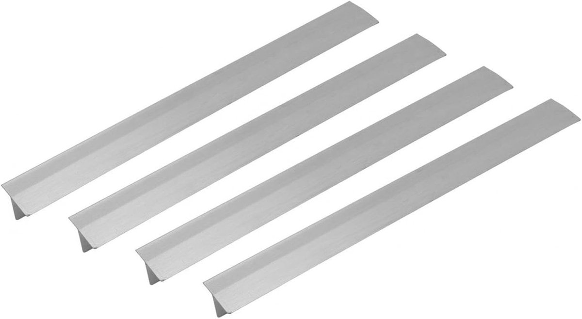 Kachel Afdekking - Fornuis Rand - Keuken Schoon - Verstelbare Lengte - 35-70 cm - Zilver