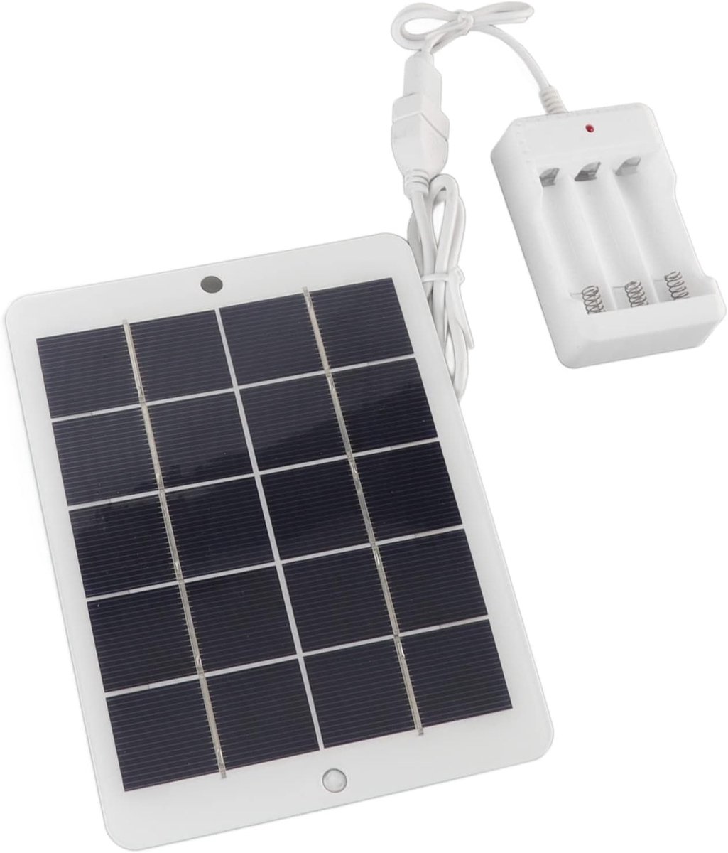 Draagbaar Zonnepaneel - Compacte Solar Charger - Energie Opwekken - 3W 5V Output - 16.2 x 12.3 cm