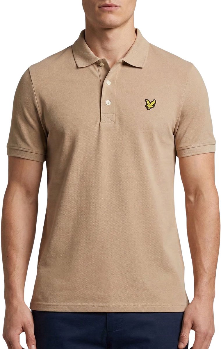 Lyle & Scott Plain Polo Heren - Maat M