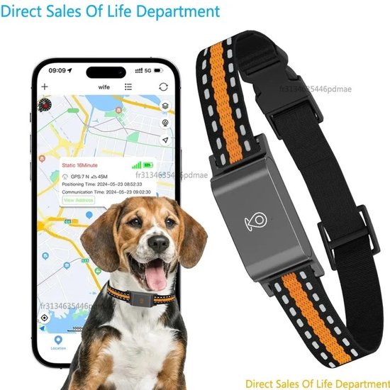 DIMICO - GPS pet tracker zonder abonnement voor kat en hond - Zwart ...
