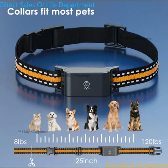 DIMICO - GPS pet tracker zonder abonnement voor kat en hond - Zwart ...