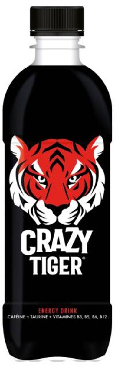Crazy Tiger - Energy Drink - 12 x 0,5 Liter PET fles