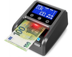 Valsgelddetector - 7-Voudige Valsgelddetectie - Multi Valuta Euro Dollar Pond Geld Teller Met Totaalwaarde En Optelfunctie - 3.2 Inch Display - 4 Richtingen Invoer - Voor Kassa Winkel
