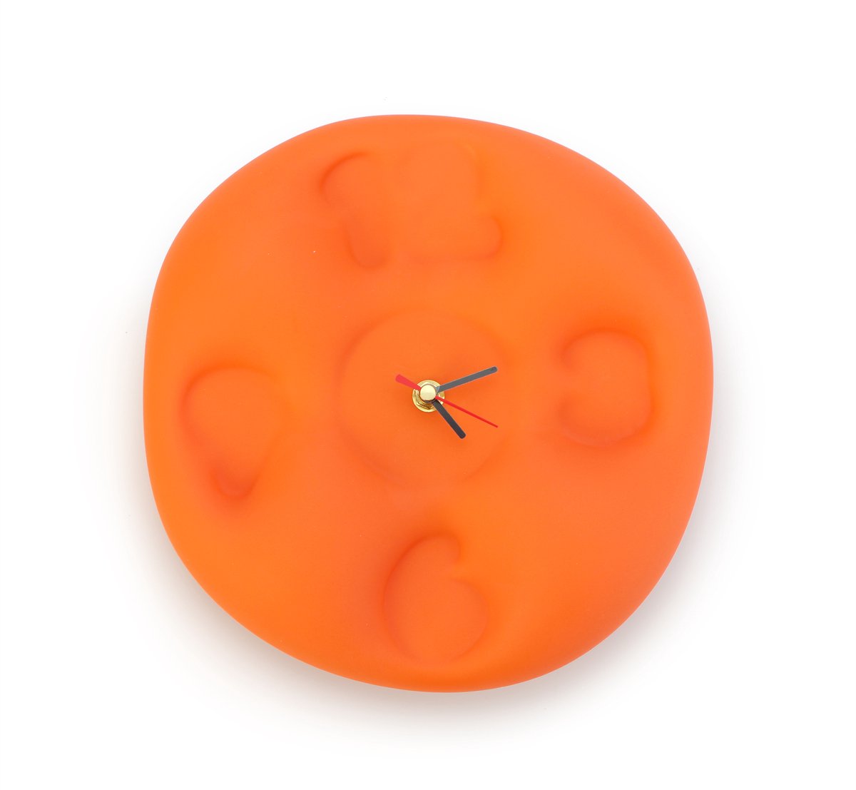 IKONIC - Design Klok - Bubble Clock Oranje - Teun Zwets