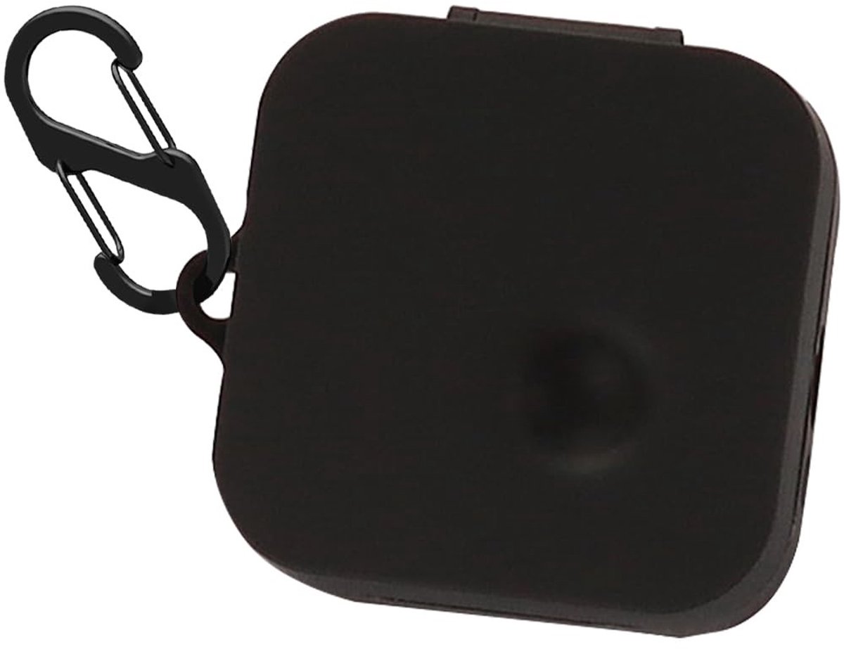 Allecto - Siliconen hoesje - Beschermhoes - Schokbestendig - Zwart - Sleutelhanger - Hoesje voor Nothing Ear (R)-Ear 2024 - Geschikt voor Nothing E...