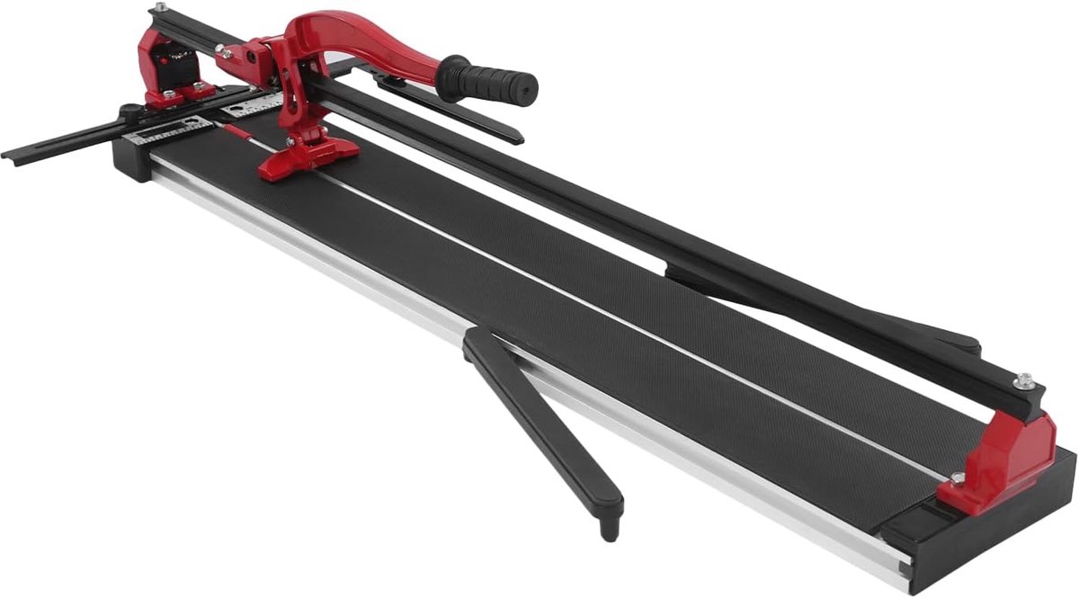 Handmatige Tegelsnijder - Precisie Snijder - Tegels Snijden - Aluminium Legering - Tot 120cm - Rood Zwart