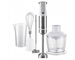 Sevenkraft Staafmixer 1800W – Blender Set 5-in-1 – Handblender met Hakmolen, Klopper & Melkopschuimer – 20 Snelheden + Turbo – RVS Staafmixer