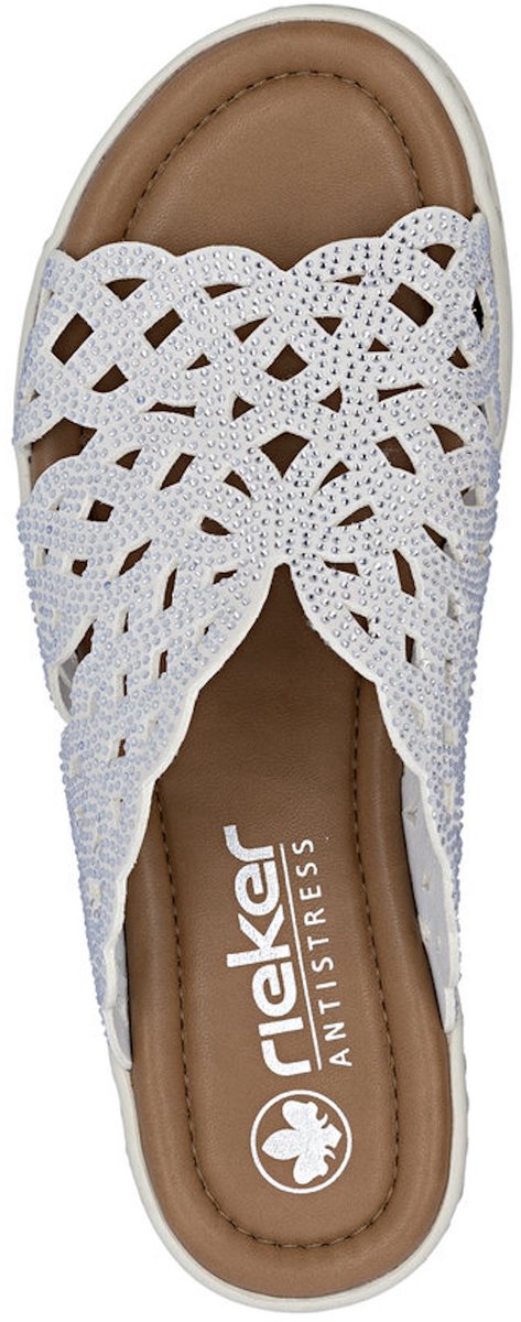 Rieker Slipper Wit - Maat 36