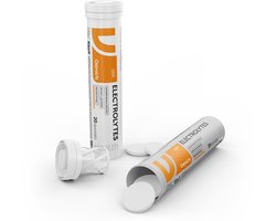 Elektrolyten/Electrolytes - 20 bruistabletten/effervescent tablets - Orange - Mineralen - Vitaminen - Kalium/Potassium - Natrium/Sodium - Glucose - Vitamine C/Vitamin C - OstroVit