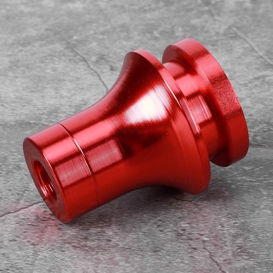 Pookknophouder - Schakelpook Adapter - Handgeschakelde Auto - M10x1.25 Draad - 7x5x5 cm - Rood — afbeelding 4