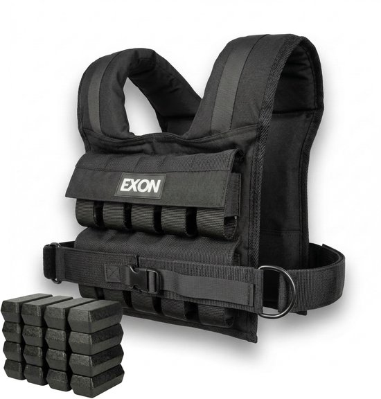 Gorilla Sports Verstelbaar gewichtsvest 20 kg kopen