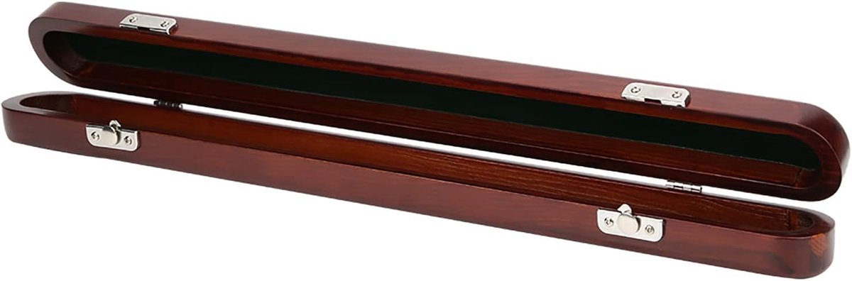 Dirigent Stok Doos - Houten Koker - Muziek Uitvoering - Corrosiebestendig Sluiting - 455 cm Lengte - Rood