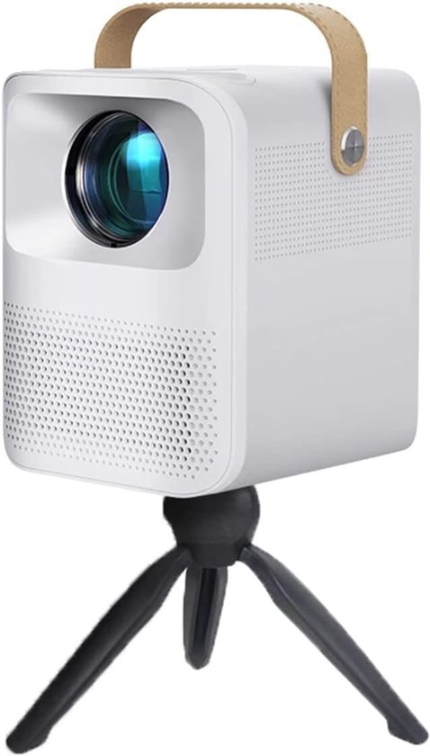 Beamer Muurbeugel Wit 360° Draaibaar Kantelbaar Projector Houder 1,5 kg Draagkracht Compact