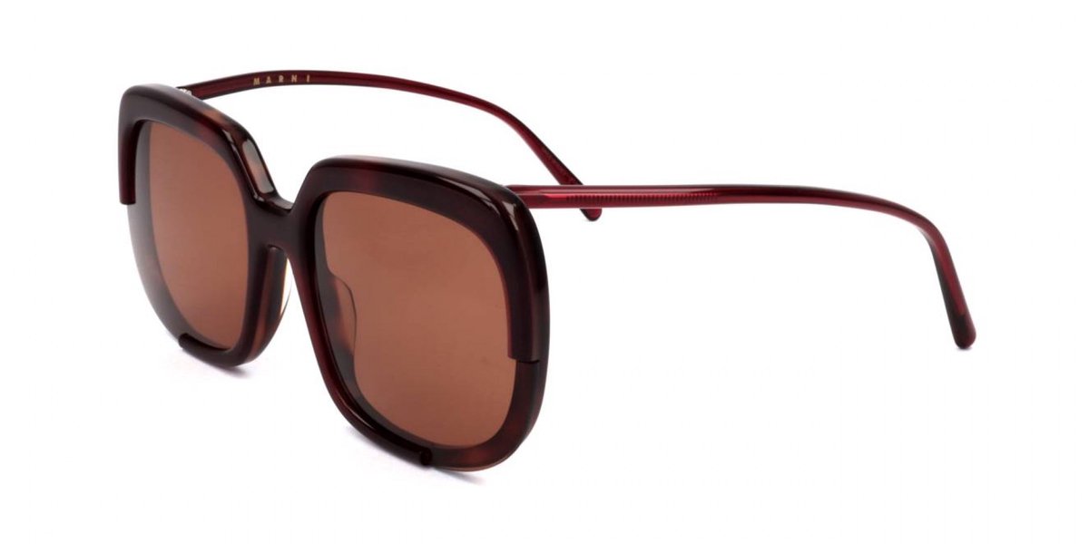 Marni ME608S Bordeaux/havana 57/20/150 WOMAN Zonnebrillen