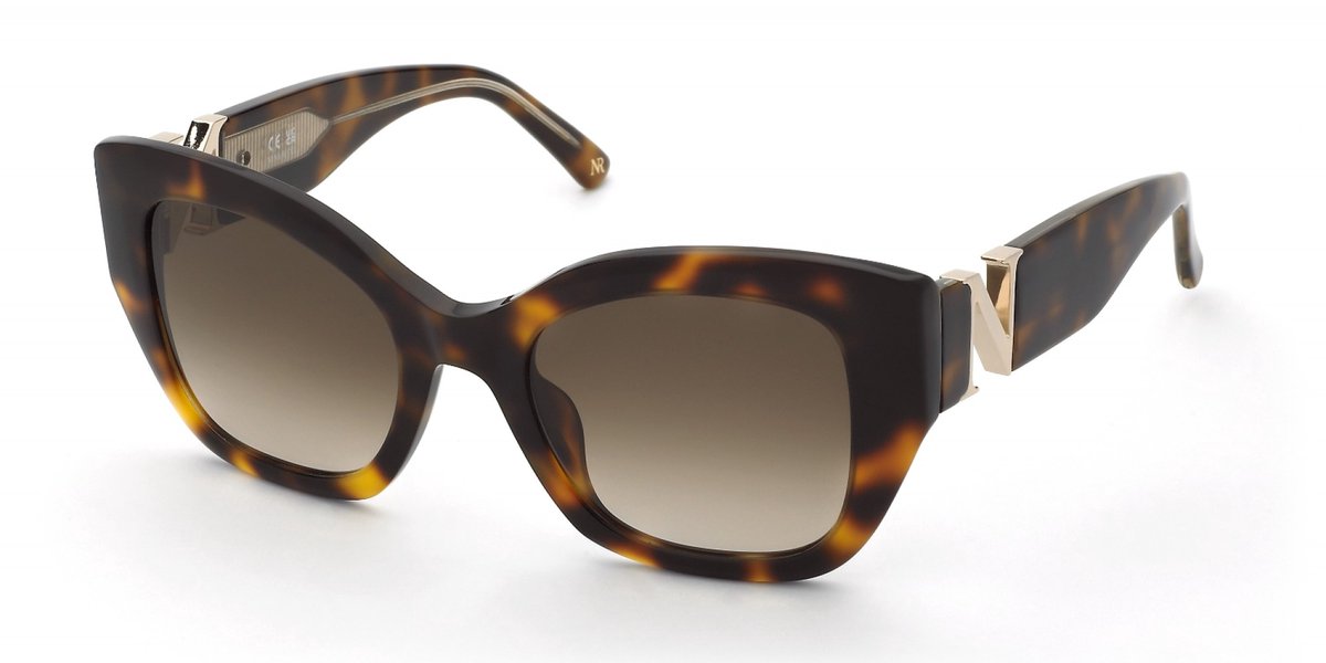 Nina Ricci SNR377V Avana scura lucida 51/21/140 WOMAN Zonnebrillen