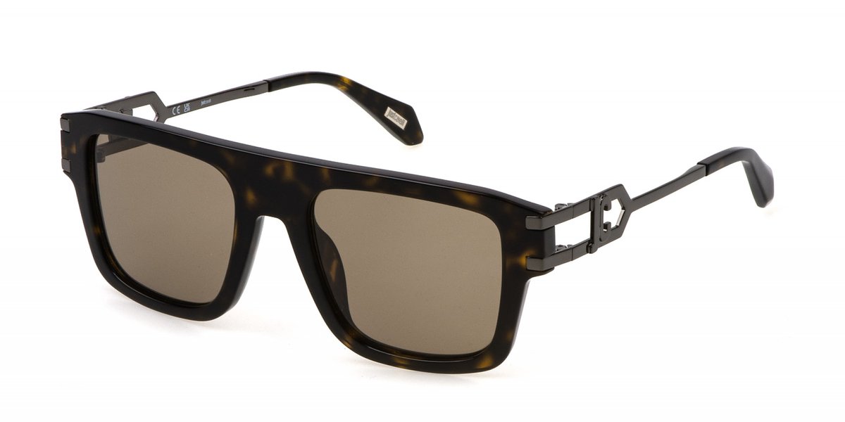 Just Cavalli SJC096 Avana scura lucida 53/20/140 UNISEX Zonnebrillen