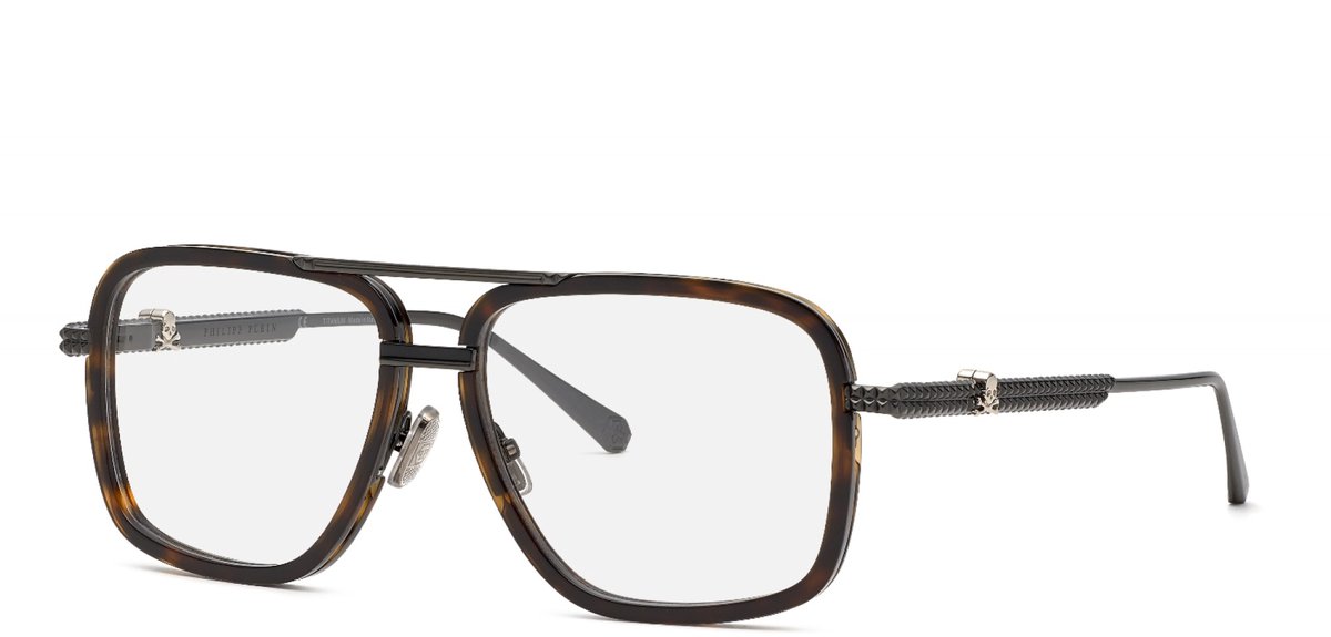 Philipp Plein VPP063V Bachelite lucida c/parti colorate 58/15/145 MAN Brilmonturen