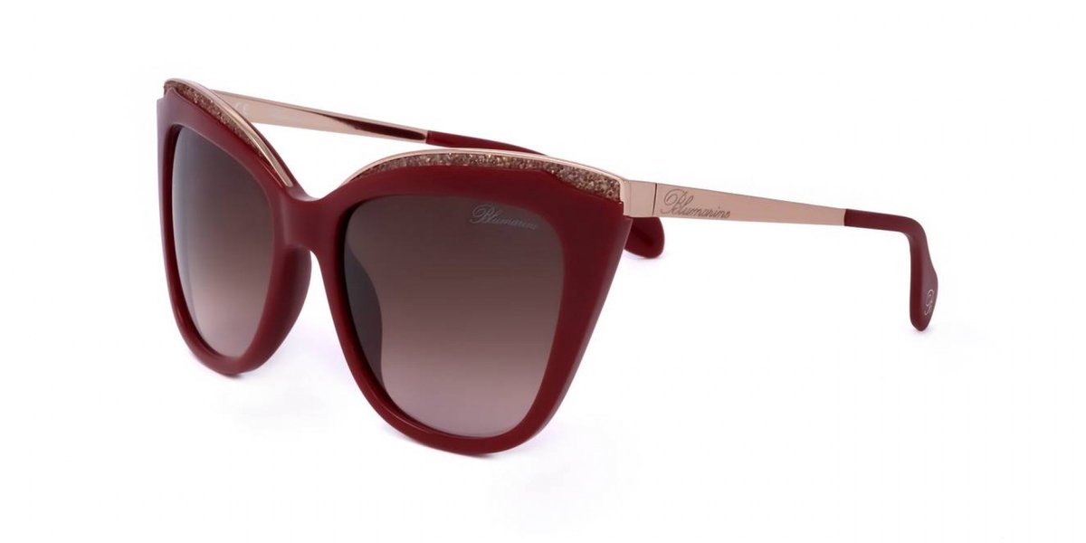 Blumarine SBM765S Shiny full bordeaux 55/18/135 WOMAN Zonnebrillen