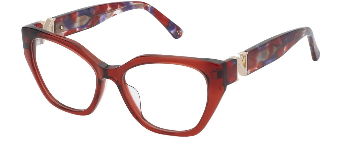 Nina Ricci VNR371V Rosso trasparente lucido 52/16/140 WOMAN Brilmonturen