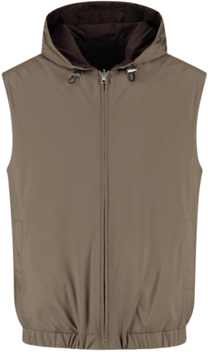 Duquezzi - Jas Groen Duquezzi Reversible Vest Bodywarmers Groen Dqa30026003