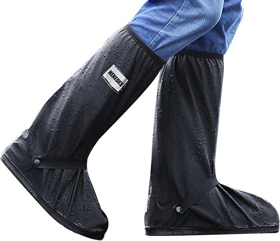 Overschoenen Waterdicht - Maat 38-40 - Zwart - Unisex - Regenschoenen Fiets - Schoenhoesjes - Reflecterend, Antislip & Opvouwbaar - Herbruikbare Schoenen Overtrekken - Fietsen, Wandelen, Kamperen & Motorkleding — afbeelding 4