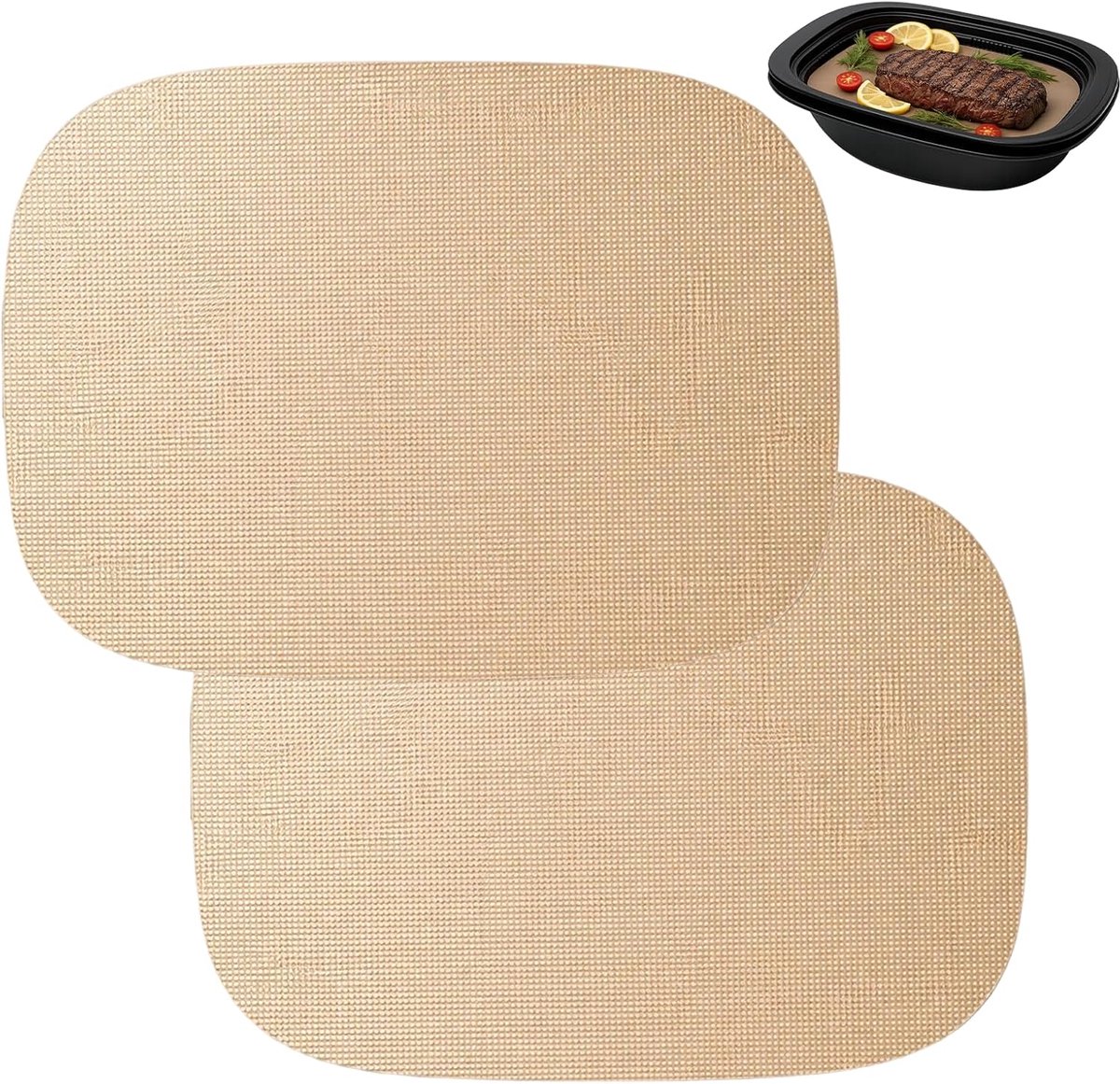 Bakfolie Set - Herbruikbaar Papier - Stoomkoker Accessoires - Hittebestendig Anti-aanbak