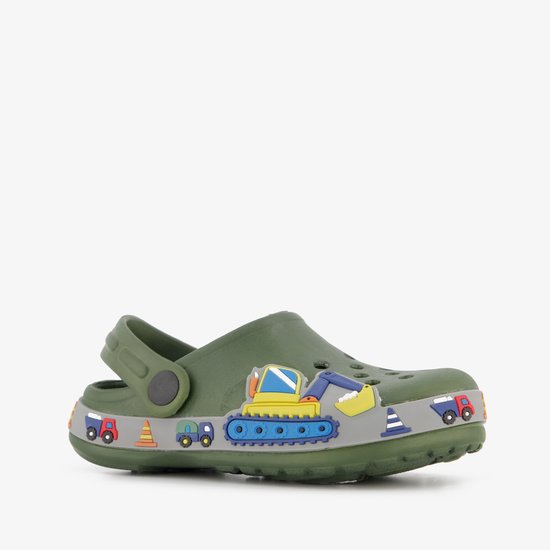 Sabots verts pour enfants véhicules - Taille 25 - Clogs