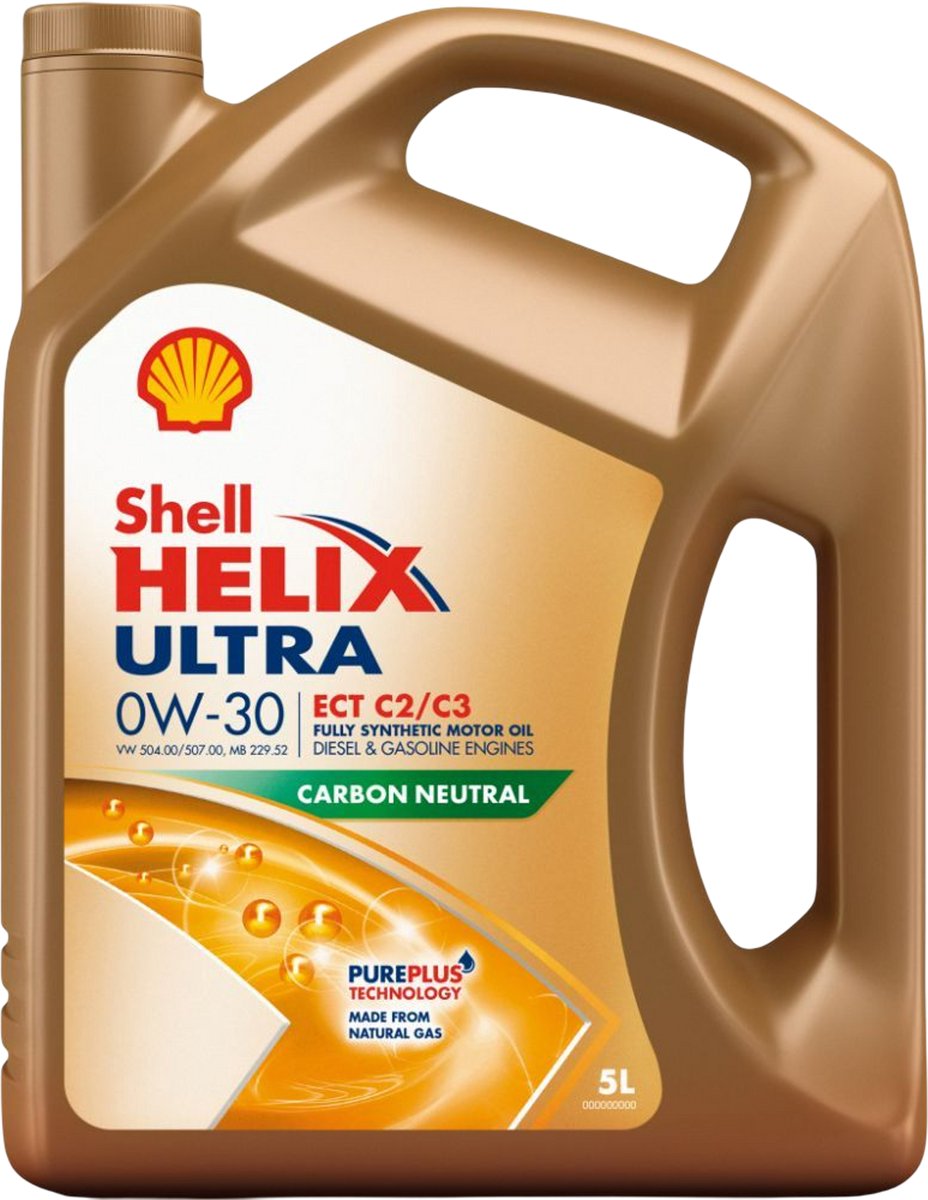 Shell Helix Ultra ECT C2/C3 0W-30 5L - motorolie voor benzine en diesel auto's